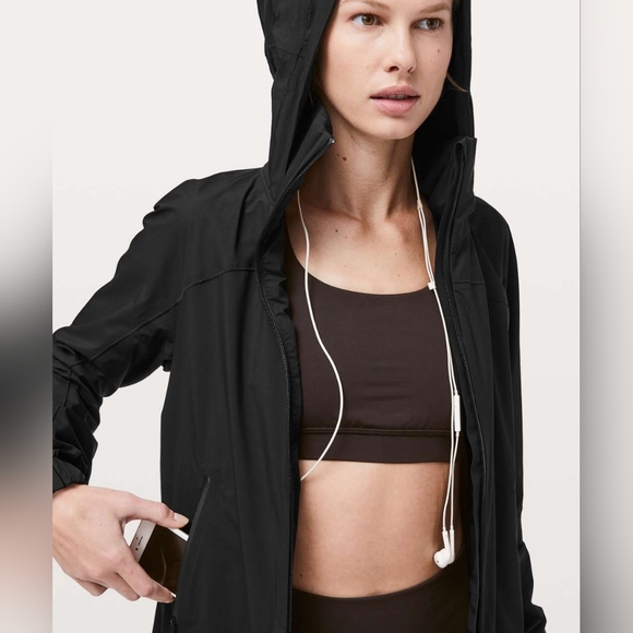 Lululemon Here To Move Jacket Black Sz 12 - Picture 3 of 9